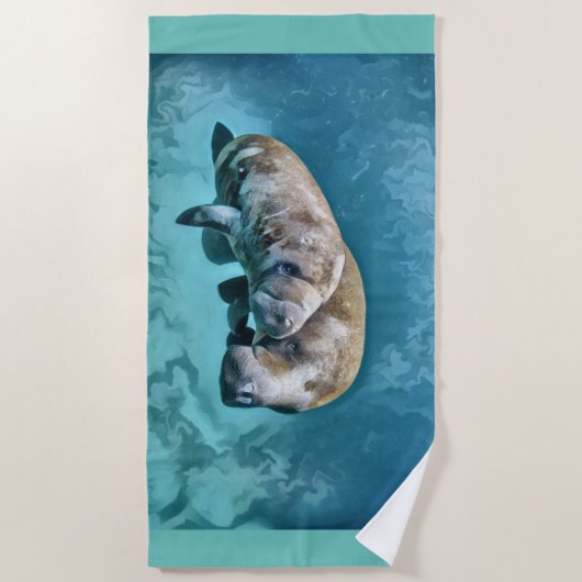 Serviette De Plage Manatts (Devant)