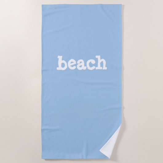 Serviette De Plage manche longue plage (Devant)