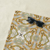 Serviette de plage Mandala 1 (En situation)