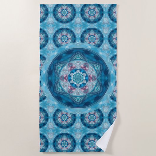 Serviette de plage Mandala 2 (Devant)