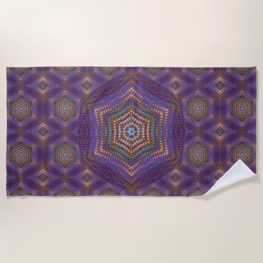 Serviette De Plage Mandala 5 Beach Towel (Devant)