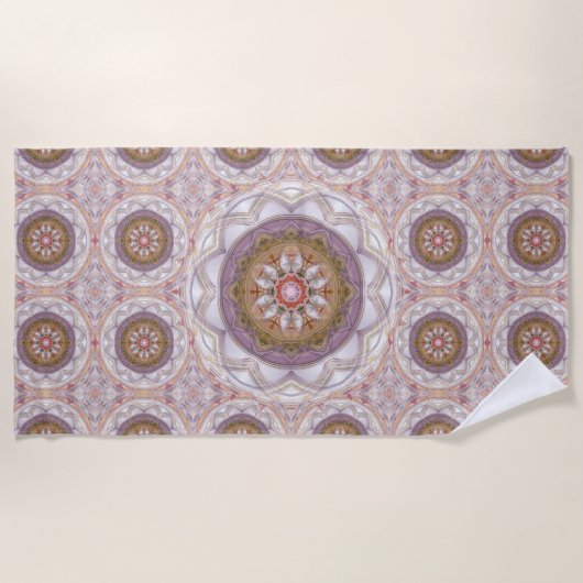 Serviette de plage Mandala 9 (Devant)