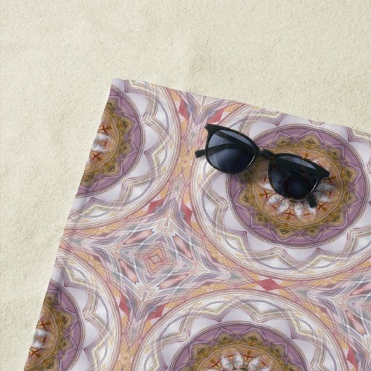 Serviette de plage Mandala 9 (En situation)