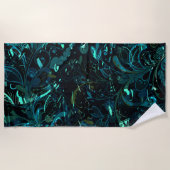 Serviette De Plage Mandala Abstrait 3 (Devant)