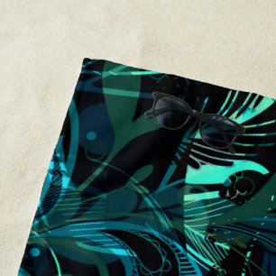Serviette De Plage Mandala Abstrait 3