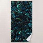 Serviette De Plage Mandala Abstrait 3 (Devant)