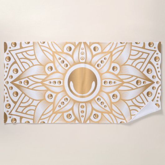 Serviette De Plage Mandala de luxe 11 (Devant)