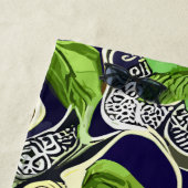 Serviette De Plage Mandala Inspiré de la Nature (En situation)