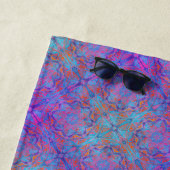 Serviette De Plage Mandala On Repeat Beach Towel (En situation)
