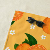 Serviette De Plage Mandarines d'été (En situation)
