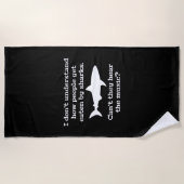 Serviette De Plage Mangé Par Les Requins (Devant)