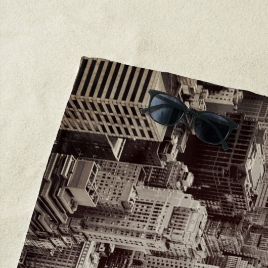 Serviette De Plage Manhattan, New York (En situation)