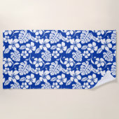 SERVIETTE DE PLAGE MAQUILLAGE BIKINI (BLEU ROYAL) (Devant)