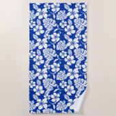 SERVIETTE DE PLAGE MAQUILLAGE BIKINI (BLEU ROYAL) (Devant)