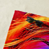 Serviette De Plage Maquillage d'Halloween (En situation)