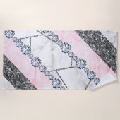 Serviette De Plage Marbre (Devant)