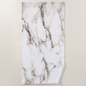 Serviette De Plage Marbre aspect marron (Devant)
