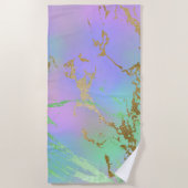Serviette De Plage Marbre millénaire | Playbow Pastel Ombre (Devant)