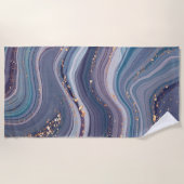 Serviette De Plage Marbre violet (Devant)