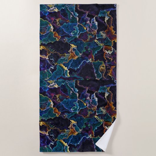 Serviette De Plage Marche à huile (Devant)