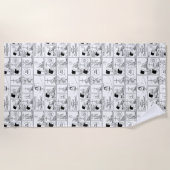 Serviette De Plage Marcie & Pepperment Patty En Classe (Devant)