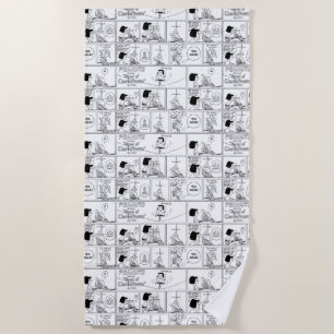 Serviette De Plage Marcie & Pepperment Patty En Classe