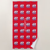 Serviette De Plage Mardi Gras MasqueThunder_Cove (Devant)