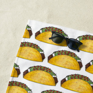Serviette De Plage Mardi Taco