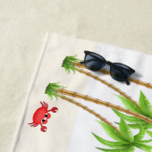 Serviette de plage Margarita Parrot (En situation)