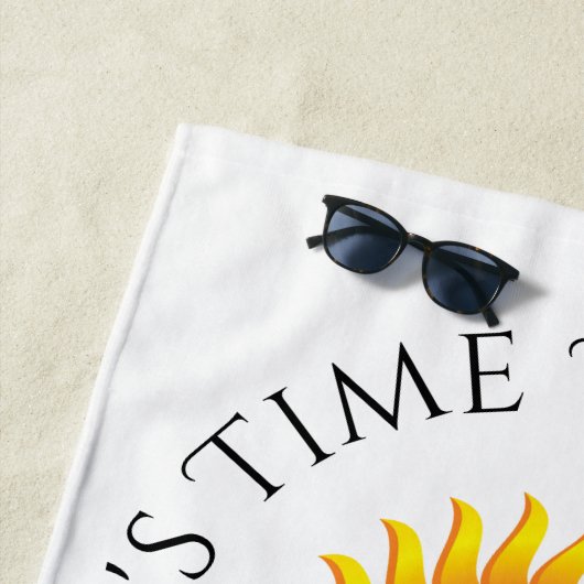 Serviette de plage Margarita Parrot (En situation)