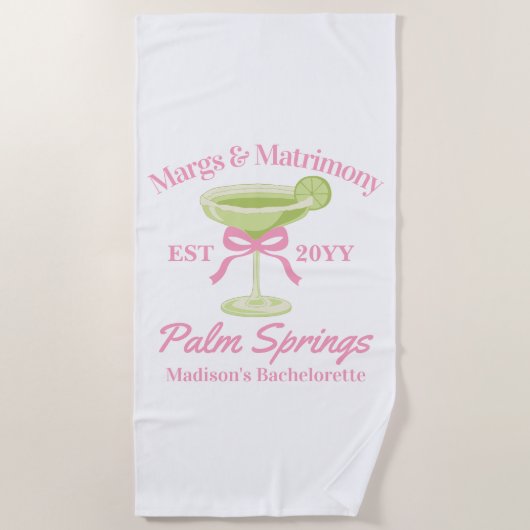 Serviette De Plage Margs et Matrimoni Margs de Fiançailles Enterremen (Devant)