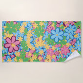 Serviette De Plage Marguerites (Devant)