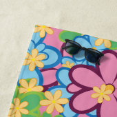 Serviette De Plage Marguerites (En situation)