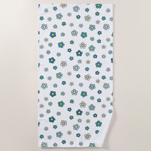 Serviette De Plage Marguerites (Devant)