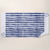 Serviette De Plage Mariage nautique côtier (Devant)