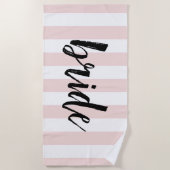 Serviette De Plage Mariée | Brouiller la bande (Devant)