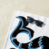 Serviette De Plage Mariée Mermaid Beach Destination Party (En situation)