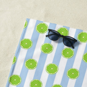 Serviette De Plage Mariée Seersucker Limes & Soirée de Fête Demoisell