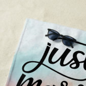 Serviette De Plage Mariés, Cadeaux de Mariée, Cadeaux de Fiançailles (En situation)