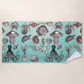 Serviette De Plage Marine (Devant)