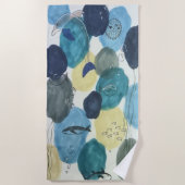 Serviette De Plage Marine Thématique Poisson Vie marine (Devant)