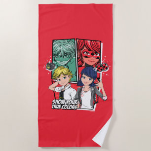 Serviette De Plage Marinette comique miqueuse & Adrien Véritables Cou