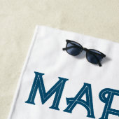 Serviette De Plage Marlin (En situation)