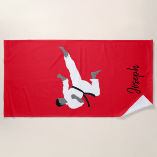 Serviette De Plage Martial Arts Boy Beach Towel Joseph