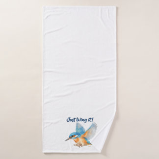 Serviette de plage Martin-pêcheur