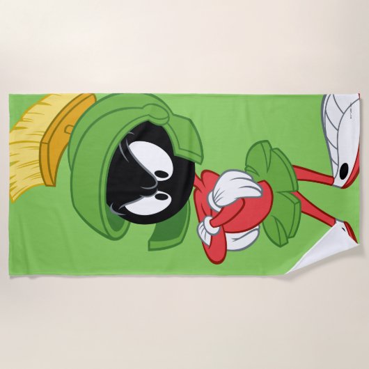 Serviette De Plage MARVIN LE MARTIAN™ | Armes croisées (Devant)