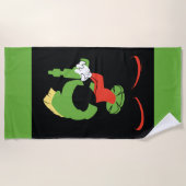 Serviette De Plage MARVIN MARTIAN™ Silhouette avec Raygun (Devant)