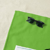 Serviette De Plage MARVIN THE MARTIAN™ - Croquis (En situation)
