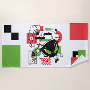 Serviette De Plage MARVIN THE MARTIAN™ Glitch