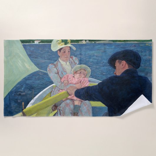 Serviette De Plage Mary Cassatt - La fête de la navigation (Devant)